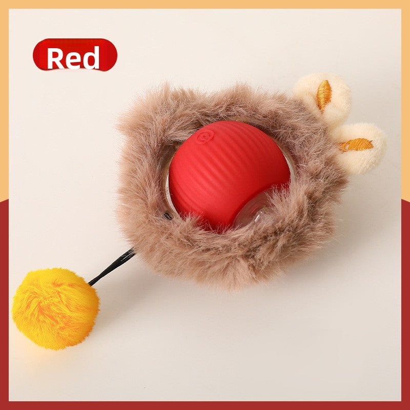 Automatic Interactive Dog & Cat Toy Ball – Durable Smart Rolling Ball for Self-Entertainment & Exercise