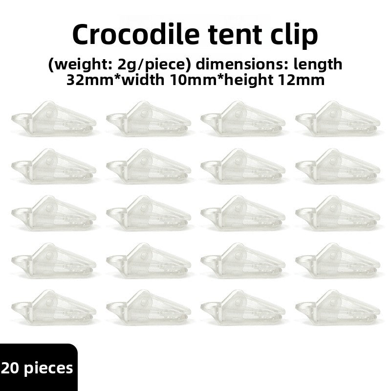 Outdoor tent clips canopy clips reinforced windproof waterproof tent clips multi functional rope buckles outdoor