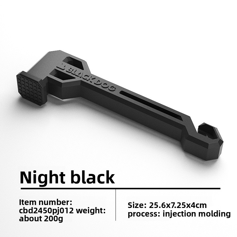 Outdoor Tent Peg Hammer – Lightweight Plastic Camping Mallet for Tarp and Stakes