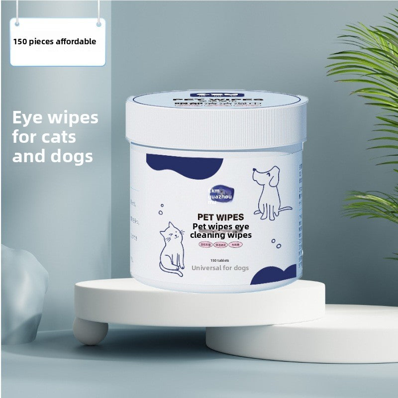 Pet Tear Stain Remover Wipes ๐ถ๐ฑ โ Gentle Eye Cleaning Pads for Dogs & Cats, Anti-Bacterial & Non-Irritating