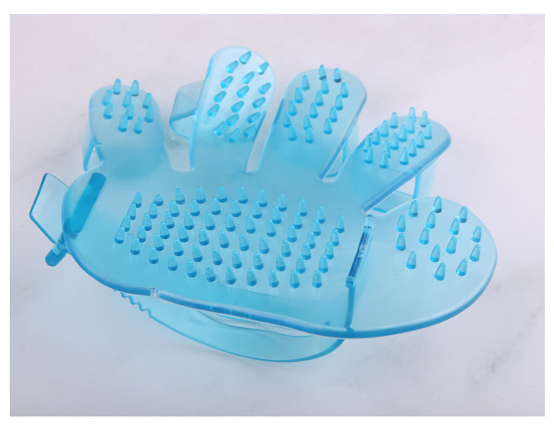 Pet Bath Grooming Gloves for Dogs & Cats – 5-Finger Massage Brush, Deshedding & Cleaning Glove