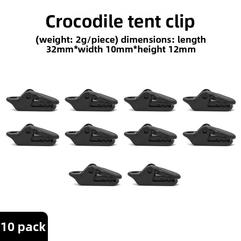 Outdoor tent clips canopy clips reinforced windproof waterproof tent clips multi functional rope buckles outdoor