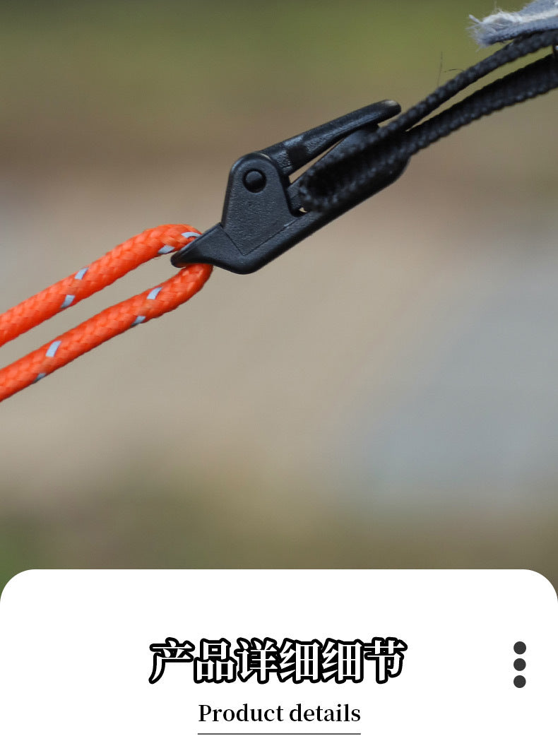 Outdoor tent clips canopy clips reinforced windproof waterproof tent clips multi functional rope buckles outdoor