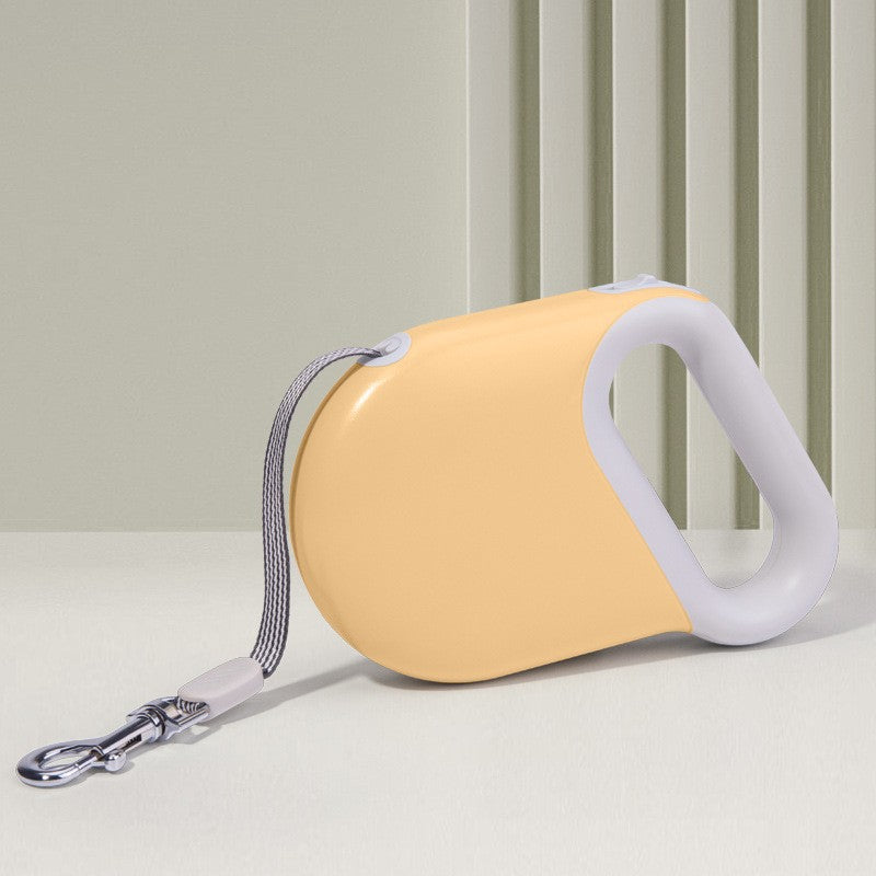 Retractable Dog Leash with One-Button Brake, Explosion-Proof Traction Belt for Small & Large Dogs