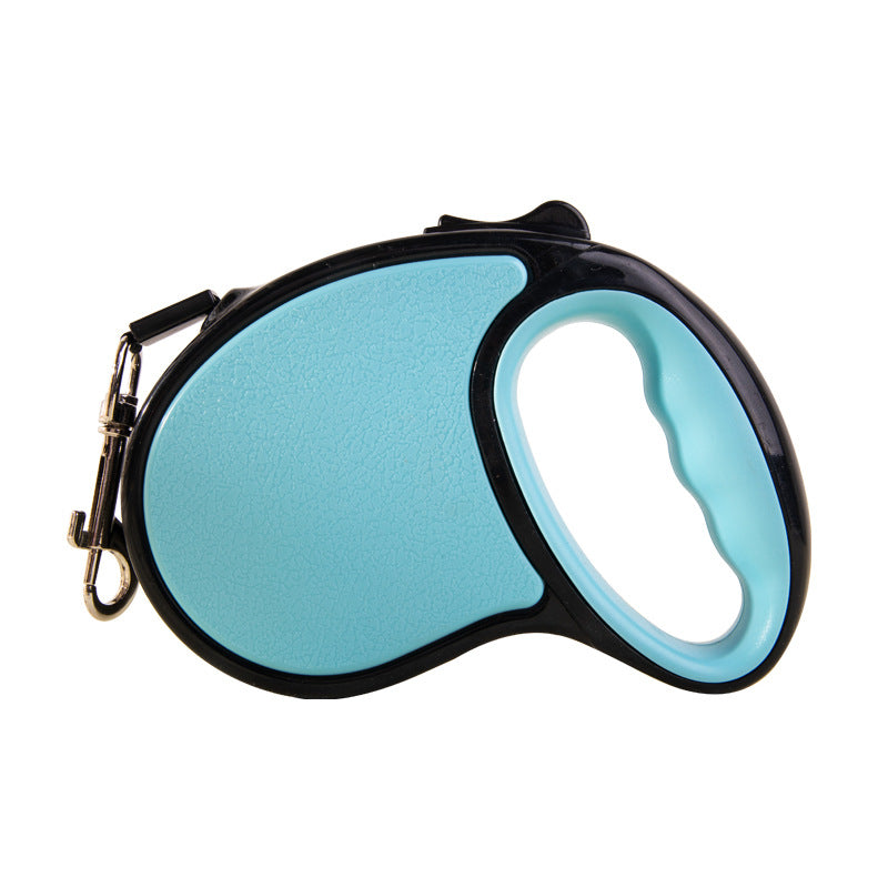 Retractable Dog Leash with One-Button Brake, Explosion-Proof Traction Belt for Small & Large Dogs