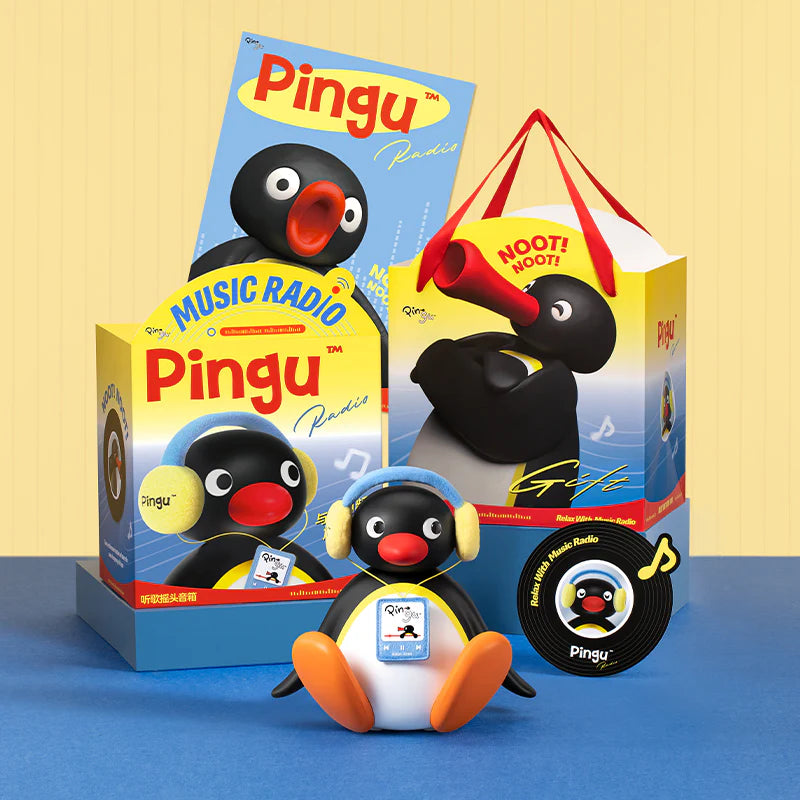 Cute Penguin Bluetooth Speaker Gift Set – Portable Wireless Music Player, Perfect Birthday & Holiday Present