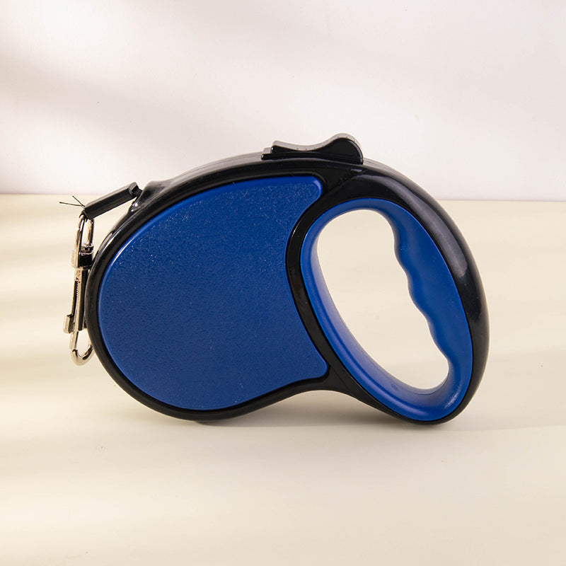 Retractable Dog Leash with One-Button Brake, Explosion-Proof Traction Belt for Small & Large Dogs