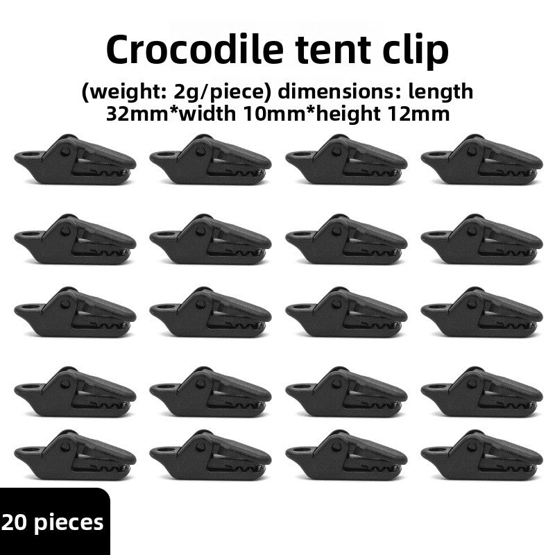 Outdoor tent clips canopy clips reinforced windproof waterproof tent clips multi functional rope buckles outdoor