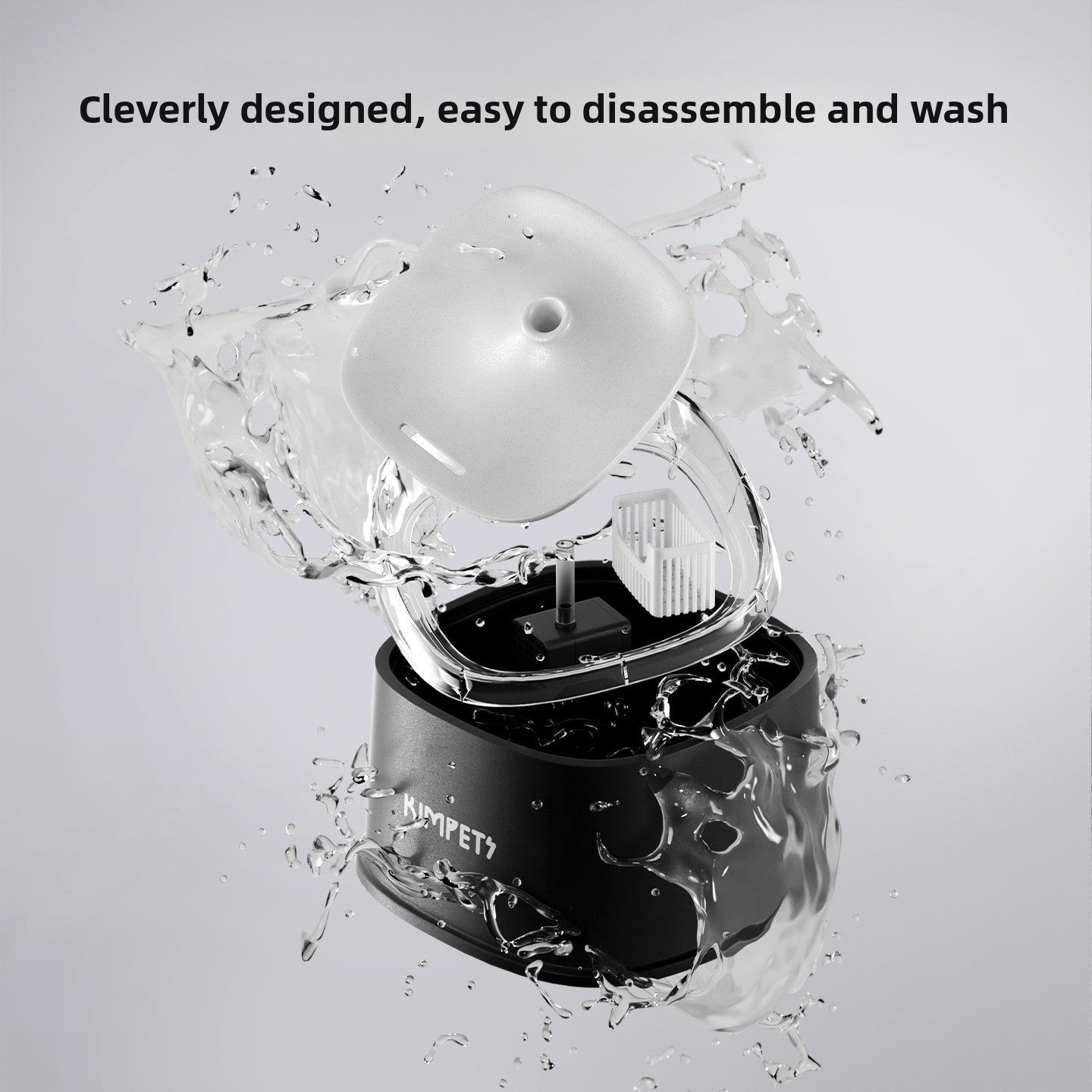 Automatic Cat Water Fountain â 2L Pet Water Dispenser with Circulation Filter for Dogs & Cats