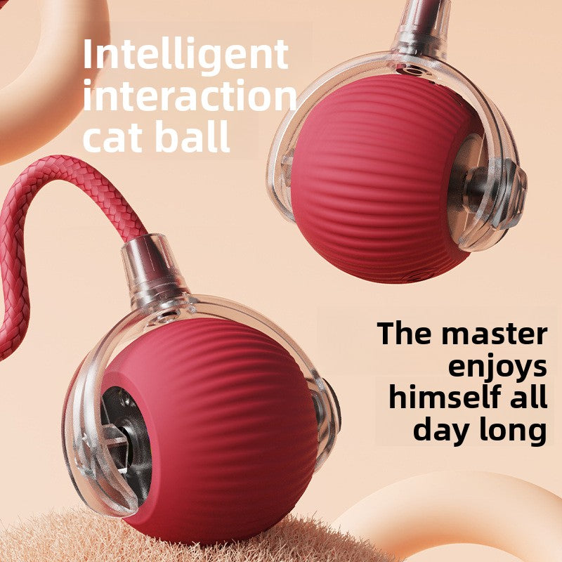 Automatic Interactive Dog & Cat Toy Ball – Durable Smart Rolling Ball for Self-Entertainment & Exercise