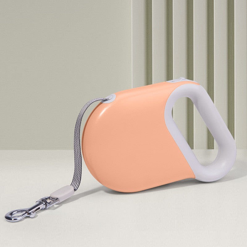Retractable Dog Leash with One-Button Brake, Explosion-Proof Traction Belt for Small & Large Dogs