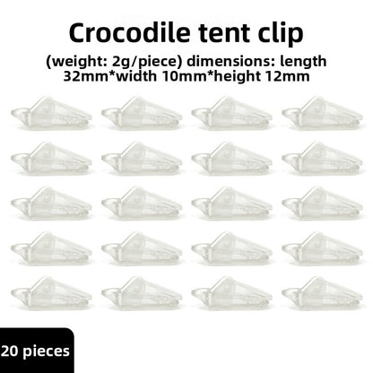 Outdoor tent clips canopy clips reinforced windproof waterproof tent clips multi functional rope buckles outdoor