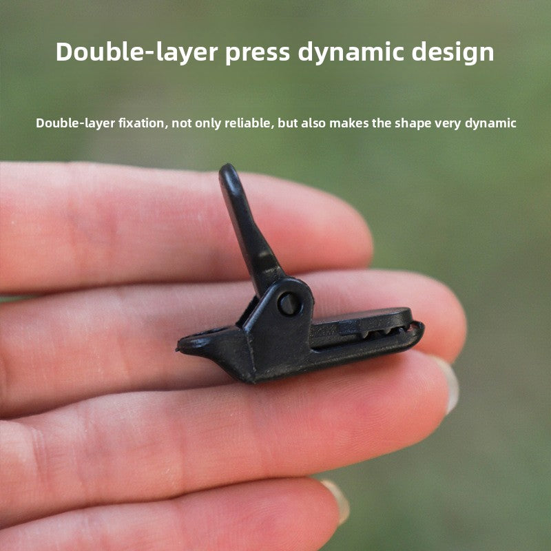 Outdoor tent clips canopy clips reinforced windproof waterproof tent clips multi functional rope buckles outdoor