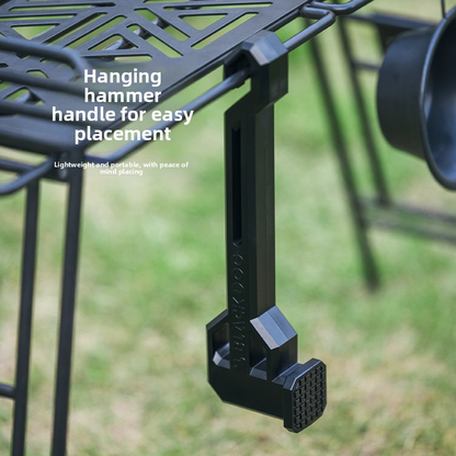 Outdoor Tent Peg Hammer – Lightweight Plastic Camping Mallet for Tarp and Stakes