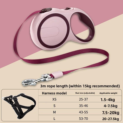 Automatic Retractable Dog Leash – 5M Durable Pet Walking Rope with One-Button Lock for Small & Medium Dogs