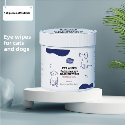 Pet Tear Stain Remover Wipes 🐶🐱 – Gentle Eye Cleaning Pads for Dogs & Cats, Anti-Bacterial & Non-Irritating