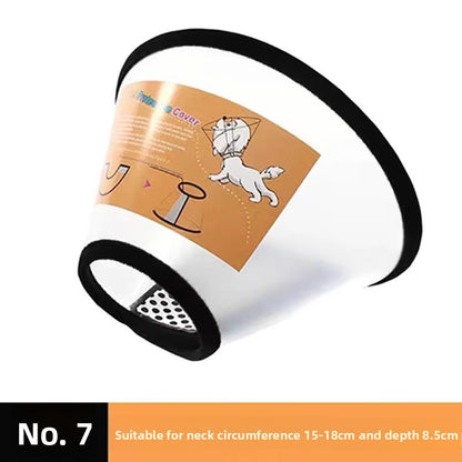 Adjustable Elizabethan Collar for Dogs & Cats 🐶🐱 – Soft, Anti-Lick, Scratch-Resistant Recovery Cone for Post-Surgery Protection