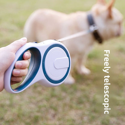 Automatic Retractable Dog Leash – 5M Durable Pet Walking Rope with One-Button Lock for Small & Medium Dogs