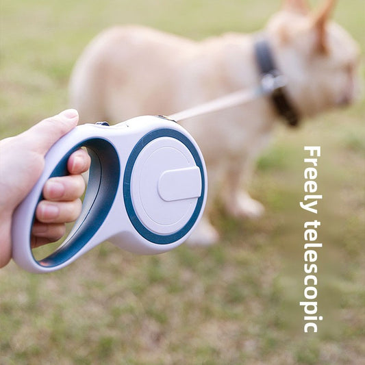 Automatic Retractable Dog Leash – 5M Durable Pet Walking Rope with One-Button Lock for Small & Medium Dogs