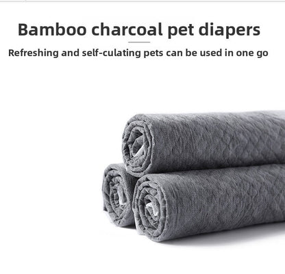 Thickened Bamboo Charcoal Pet Urine Pads – Washable, Super Absorbent & Deodorizing Dog & Cat Pee Pads