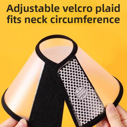 Adjustable Elizabethan Collar for Dogs & Cats 🐶🐱 – Soft, Anti-Lick, Scratch-Resistant Recovery Cone for Post-Surgery Protection
