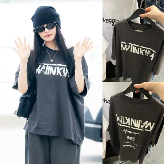 Martin Kim Oversized Graphic T-Shirt – Unisex Summer Streetwear