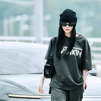 Martin Kim Oversized Graphic T-Shirt – Unisex Summer Streetwear