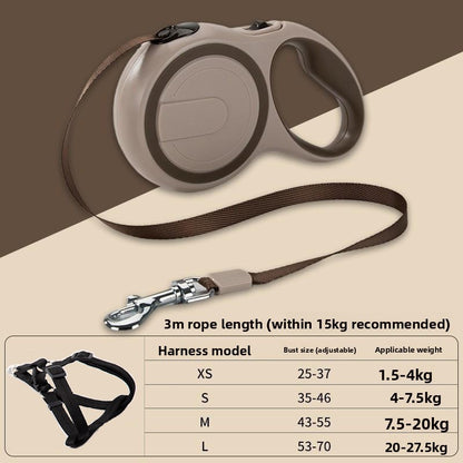 Automatic Retractable Dog Leash – 5M Durable Pet Walking Rope with One-Button Lock for Small & Medium Dogs