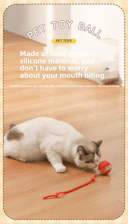 Automatic Interactive Dog & Cat Toy Ball – Durable Smart Rolling Ball for Self-Entertainment & Exercise
