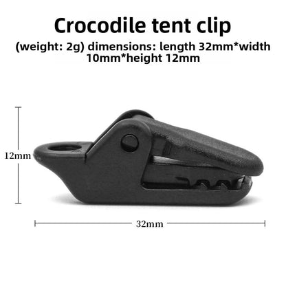 Outdoor tent clips canopy clips reinforced windproof waterproof tent clips multi functional rope buckles outdoor