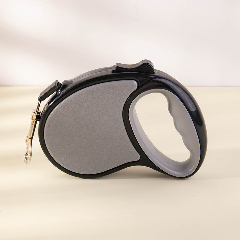 Retractable Dog Leash with One-Button Brake, Explosion-Proof Traction Belt for Small & Large Dogs